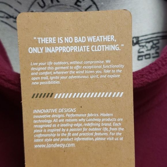 NWT ❤🤍🖤 Landway Fleece Grape Zip Up Cardigan Sweater - Picture 9 of 13